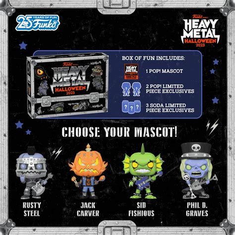 funko heavy metal halloween box|Heavy Metal Halloween Hits the Stage at NYCC 2023.